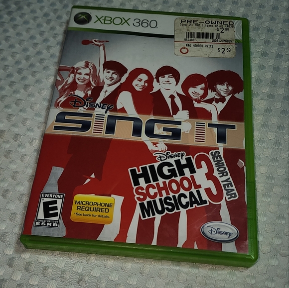 XBOX360 EUC VIDEO GAME. SING IT HIGH SCHOOL MUSICAL 3 - Picture 1 of 3